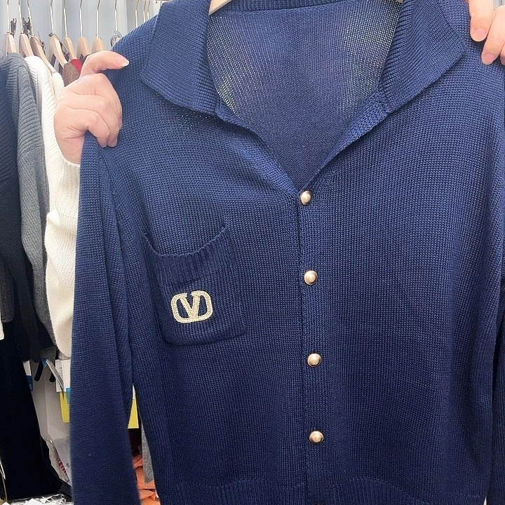 定制毛衣开衫蓝色秒杀不退不换2136