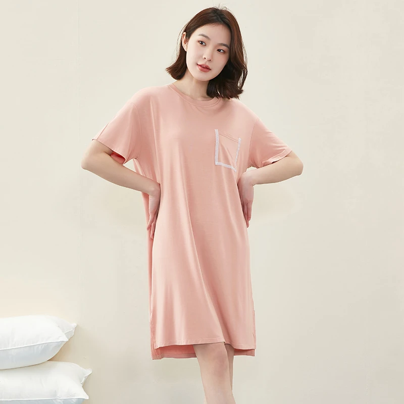 门店24&9！好眠睡裙」舒适感拿捏凉爽透气亲肤可外穿家居服 C22082