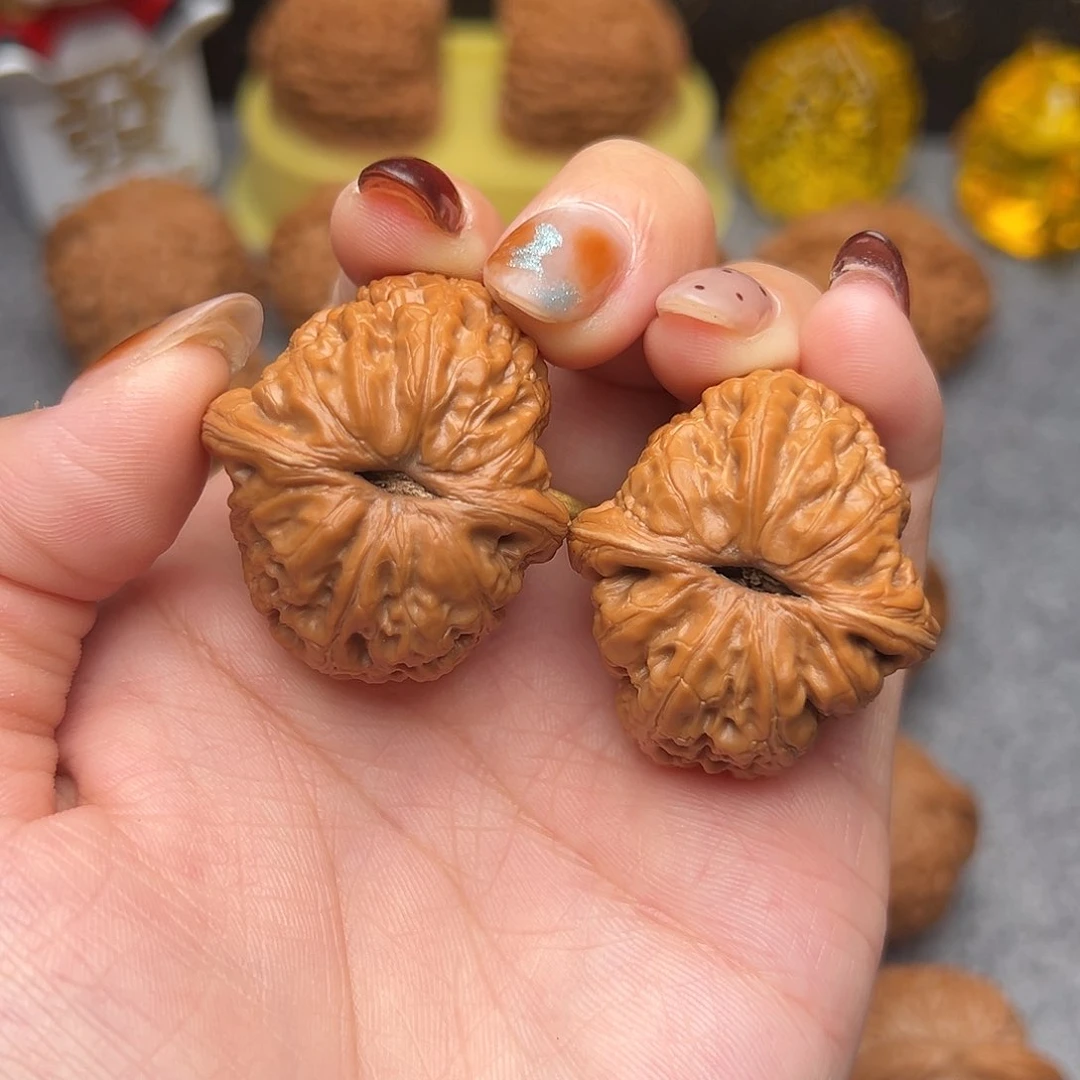 把件文玩核桃昳毕业精品精配元宝全品36