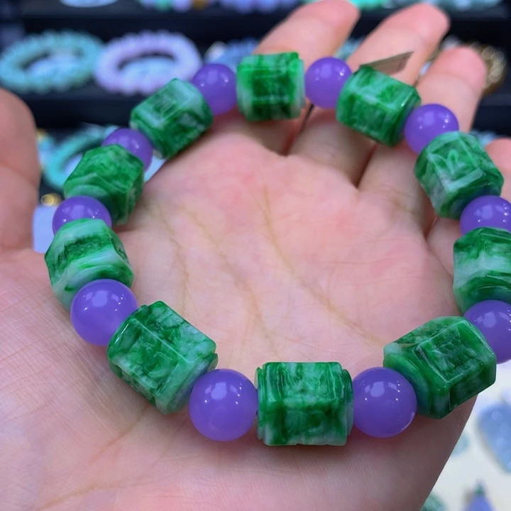 翡翠未镶嵌手链翡翠