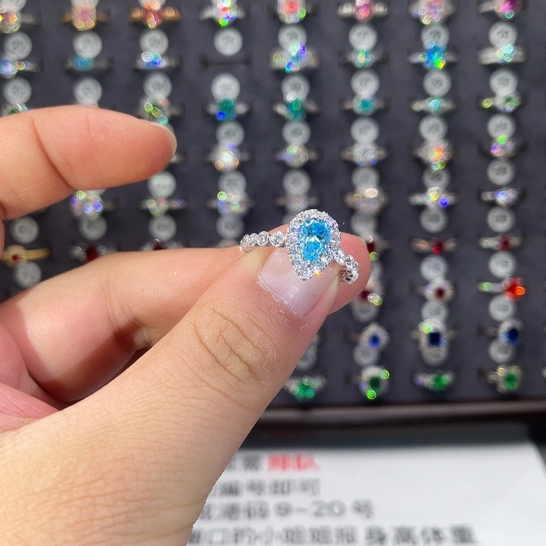 ****o925银合成碳硅石一克拉