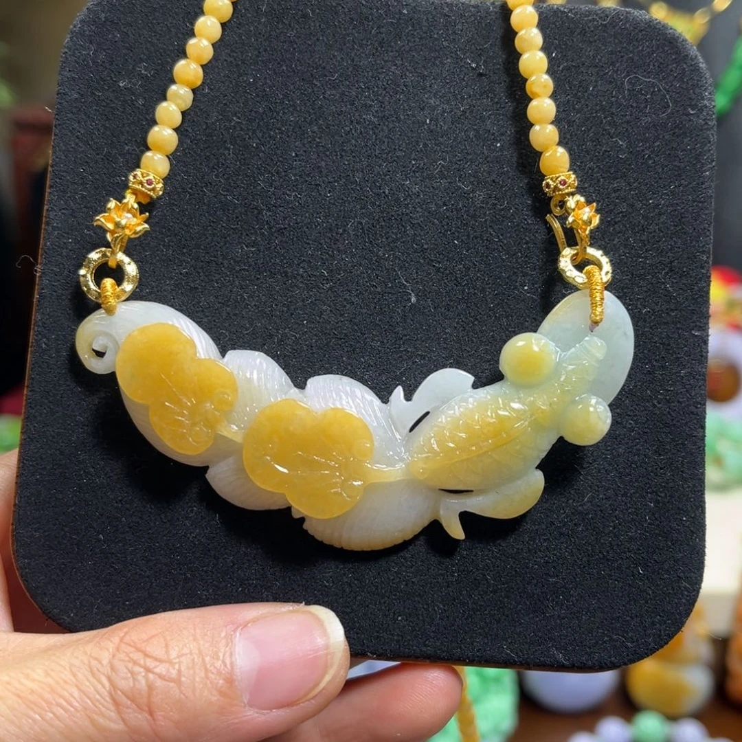 翡翠未镶嵌颈饰天然翡翠