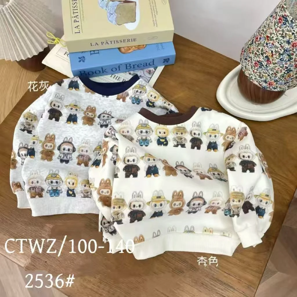 秋款卫衣卡通图案