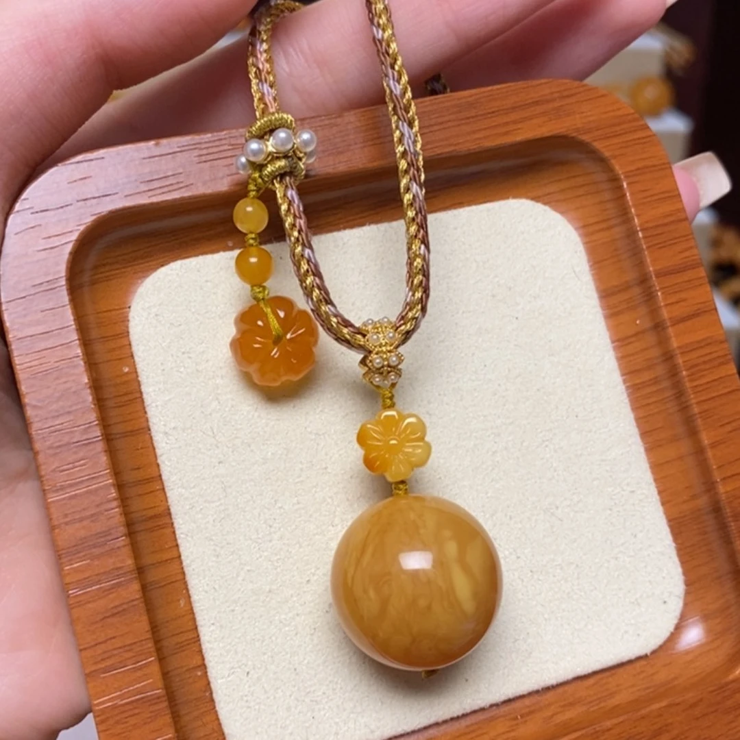 【闪购商品】未镶嵌颈饰蜜蜡项链