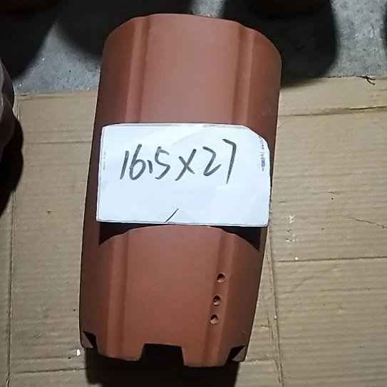 紫砂红泥抽角一个