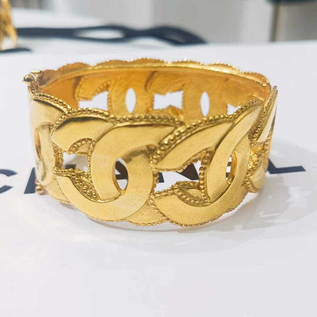 95新 Chanel/香奈儿 Chanel vintage香奈儿中古藤蔓手镯
