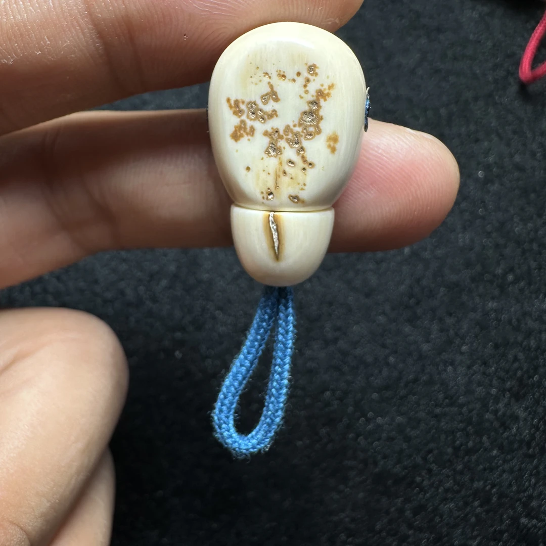 F221猛犸象牙对孔15.5冰料果冻料胖墩分体三通