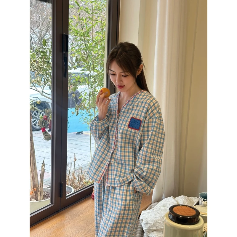 《梅子姐姐专属》朵朵可可 251-008 睡衣女2025春夏棉麻家居套装