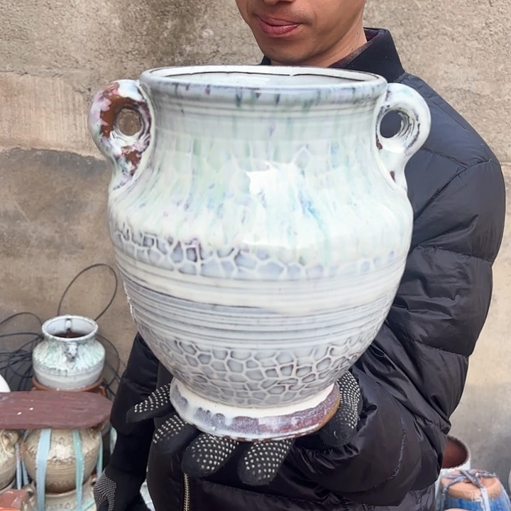 红陶口径15高度20一个