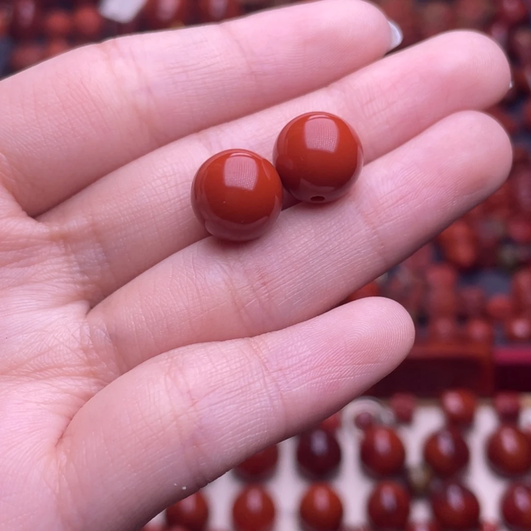 一***子南红玛瑙未镶嵌配饰11+