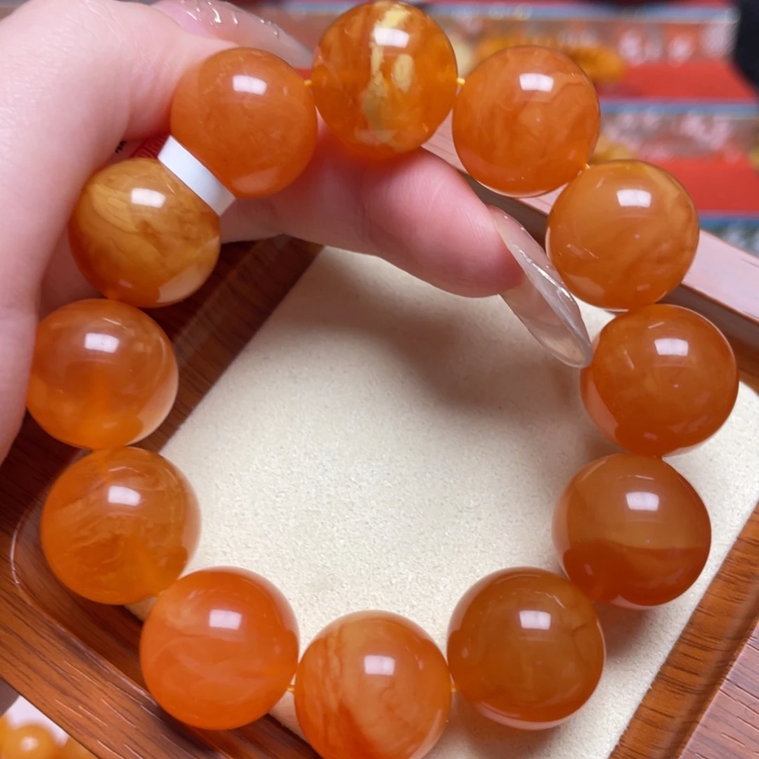 手链蜜蜡未镶嵌手串