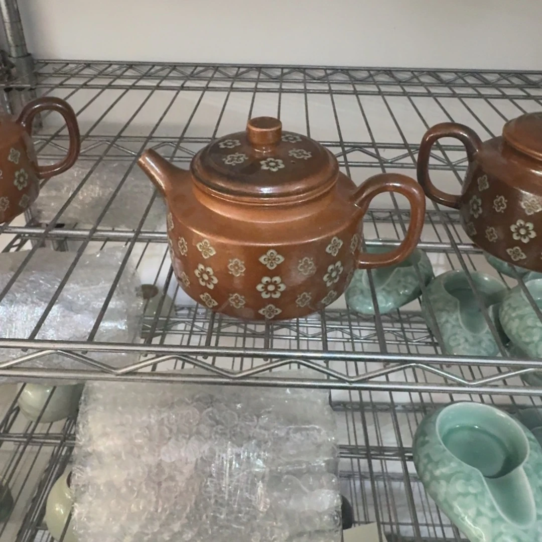 龙泉青瓷茶具微瑕