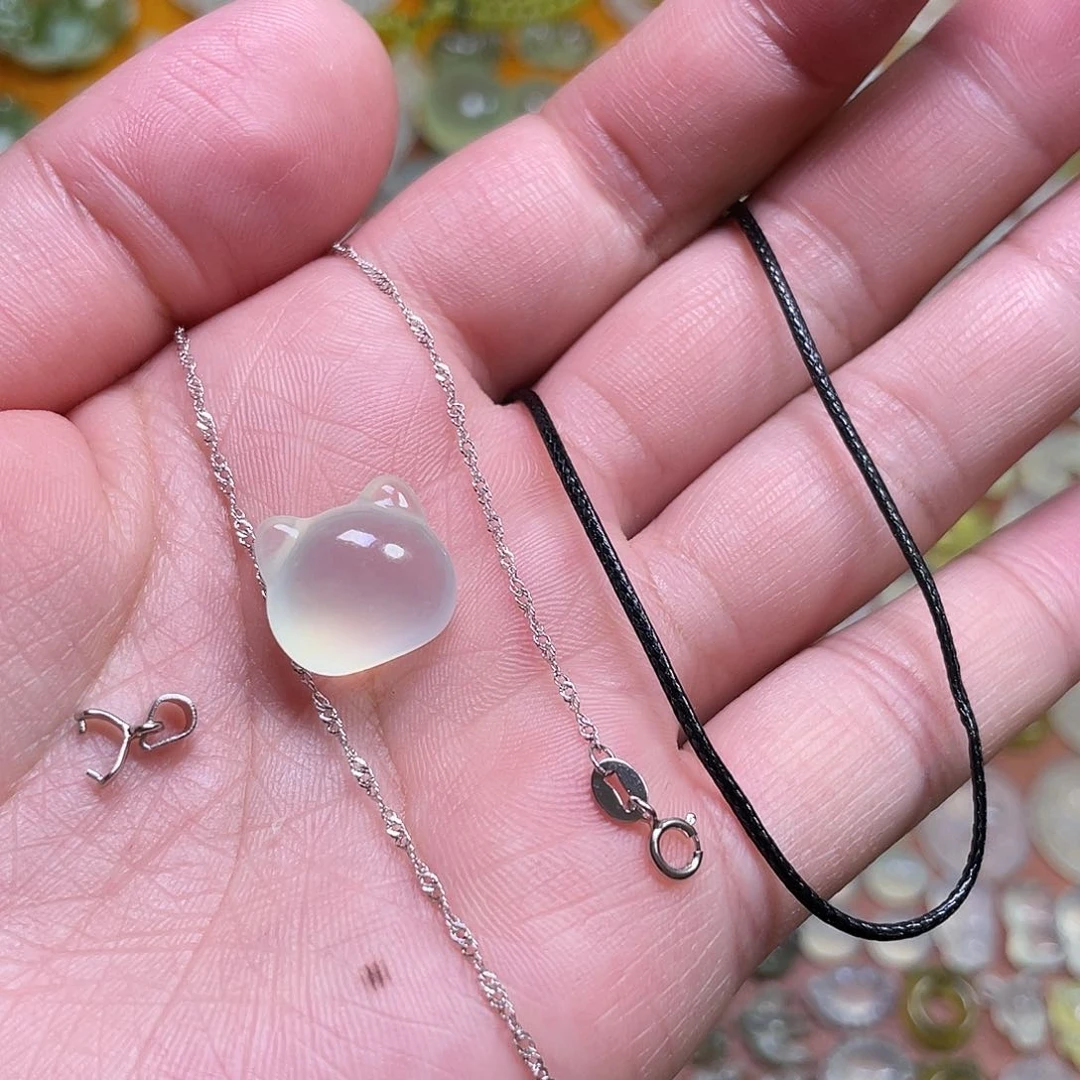 蛇纹石玉未镶嵌吊坠N*