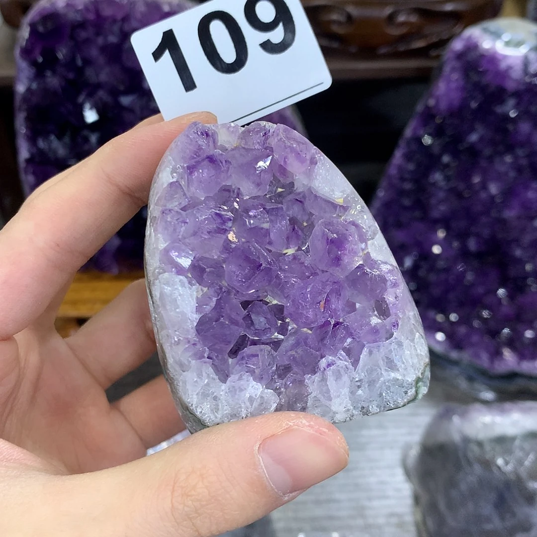 紫晶珠宝半成品未镶嵌109