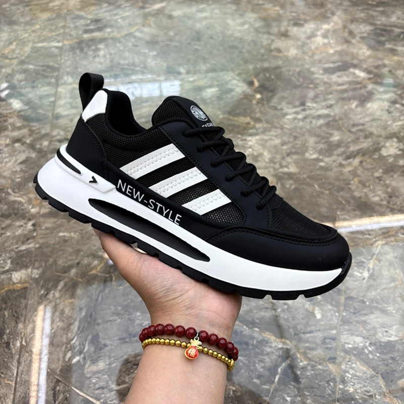 阿甘鞋男鞋2025春夏季男士运动鞋网面透气潮软底舒适爆款休闲鞋子