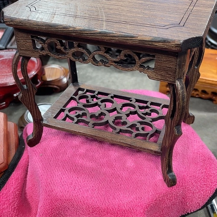 手工艺品琉璃红木底座工艺品