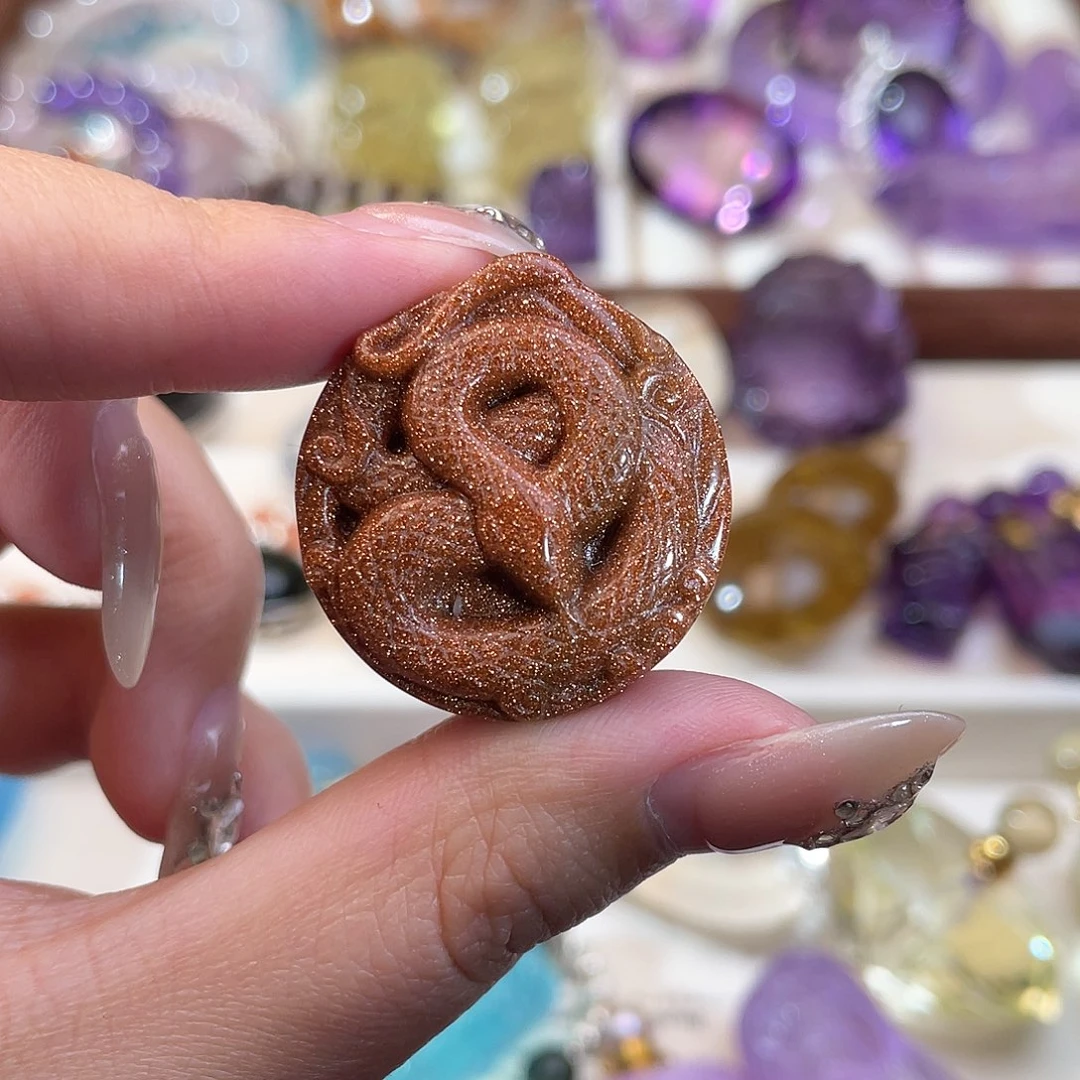 水晶颈饰未镶嵌粤*城天然水晶吊坠123