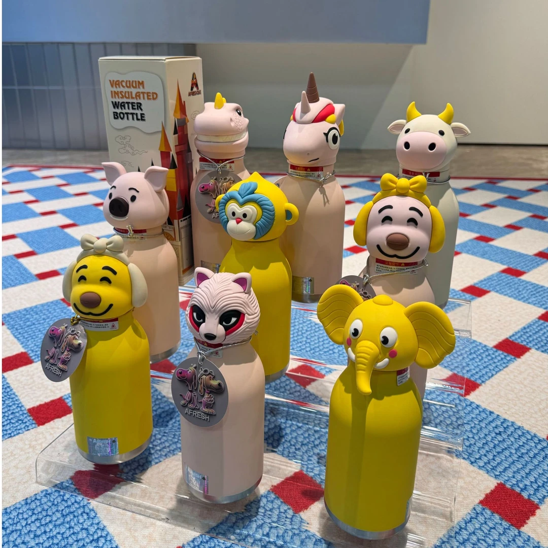 【出口外贸】定制款316不锈钢双层 食品级公仔保温杯送人礼盒款