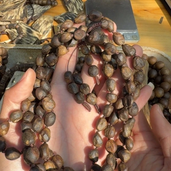 沉香沉香碎屑多圈沉水港香树丁38克送原母树丁