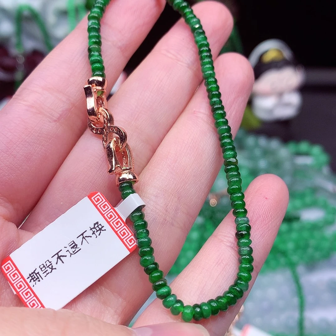 翡翠未镶嵌手链翡翠