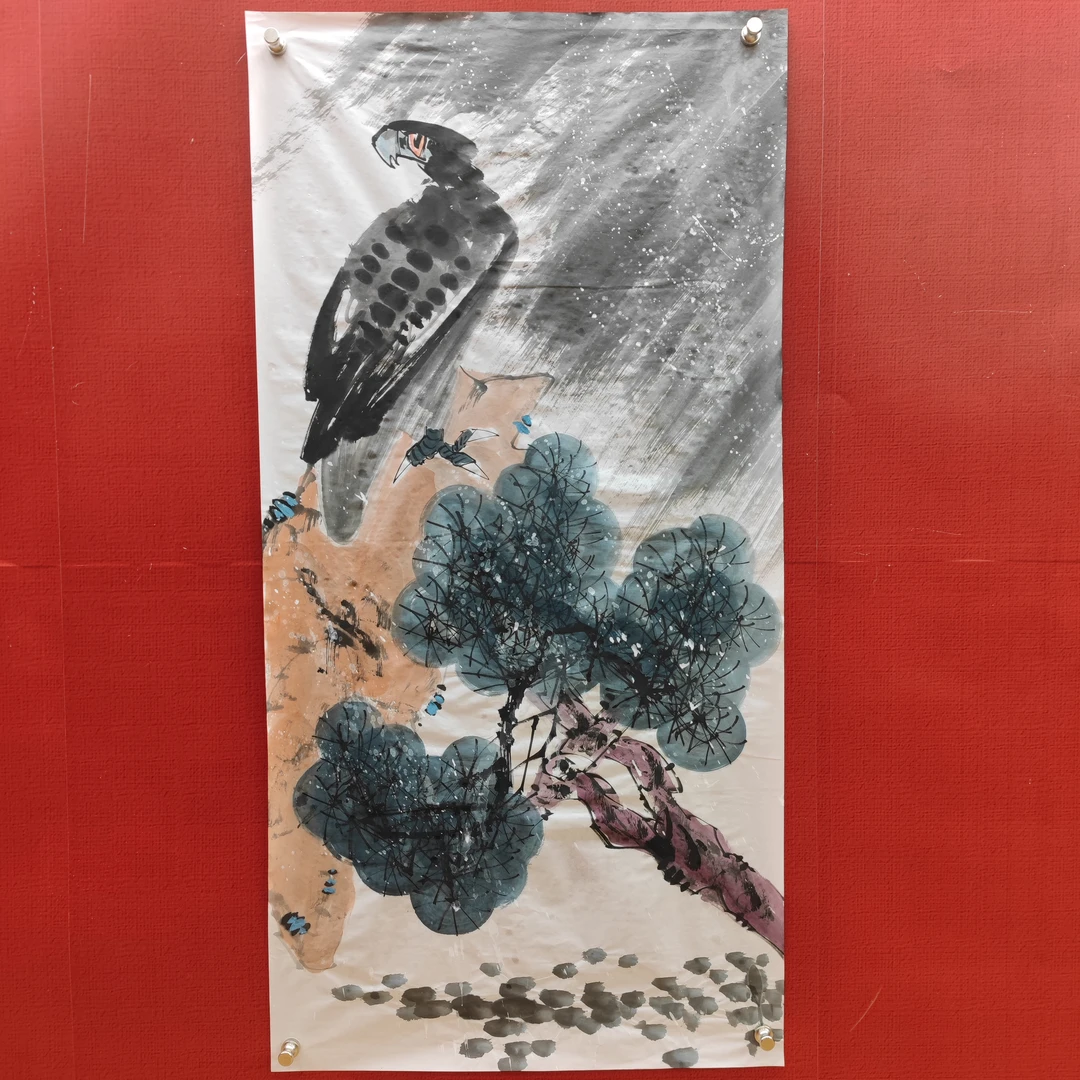 【高立图】吴秋辛亲笔手绘/三尺白底宣纸 70* 140 书法作品