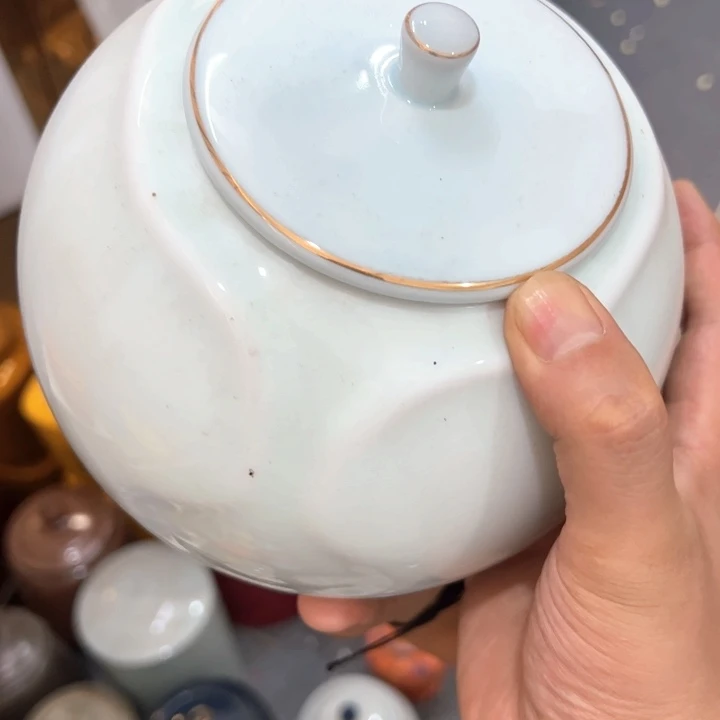 瑕疵福利品陶瓷茶叶罐不影响使用介意勿拍