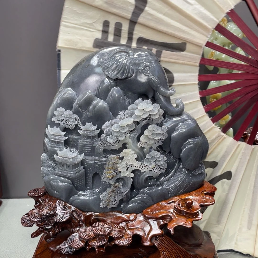 未镶嵌和田玉摆件