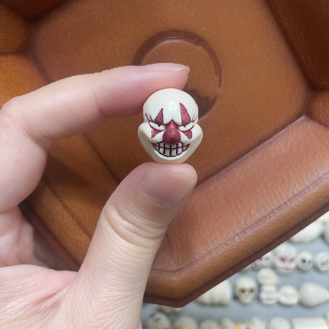 猛犸象牙手串/手链/手镯双面小丑