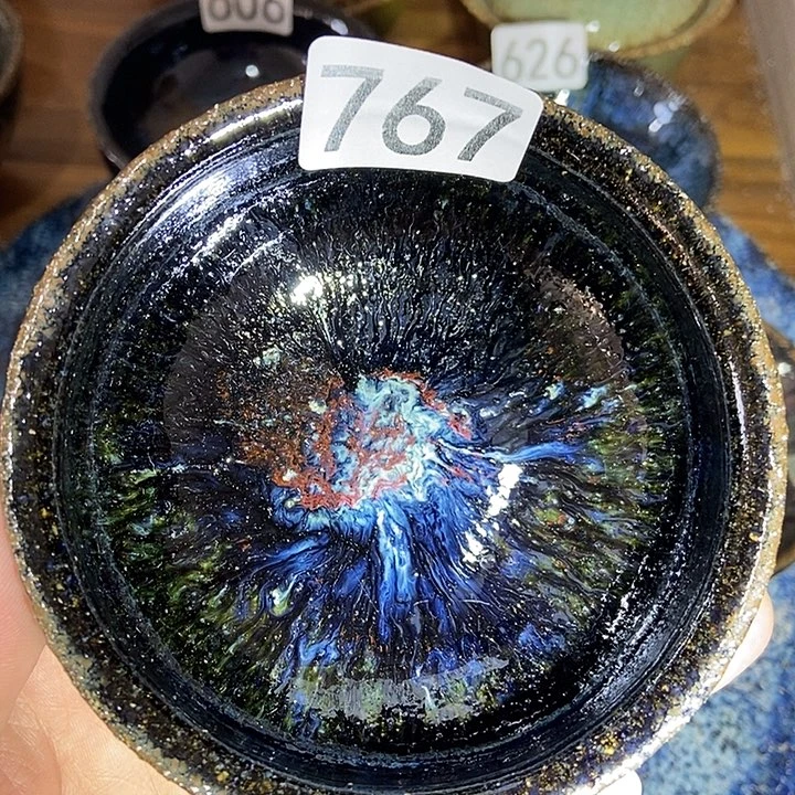 茶盏龙窑柴烧柴烧落灰