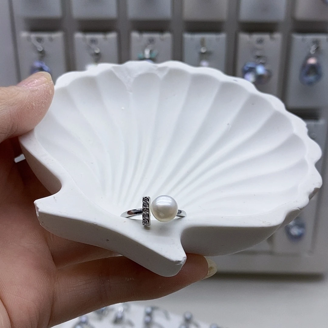 颈饰合金淡水珍珠