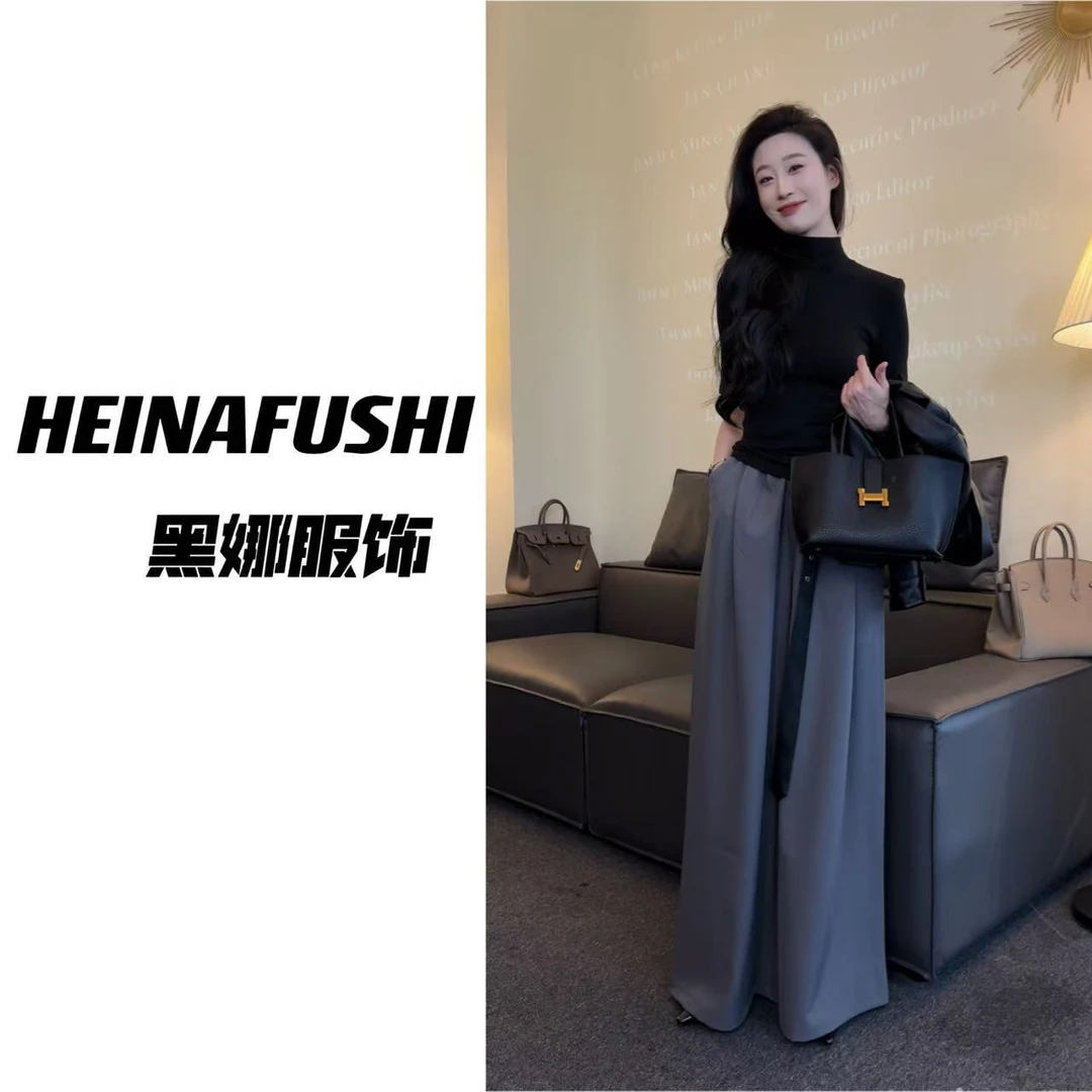 HEINA 【一粒扣西裤】简单大气版型好7702