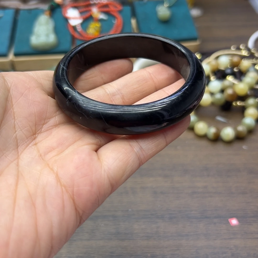 手镯未镶嵌黑色碧玺58.1圈围069