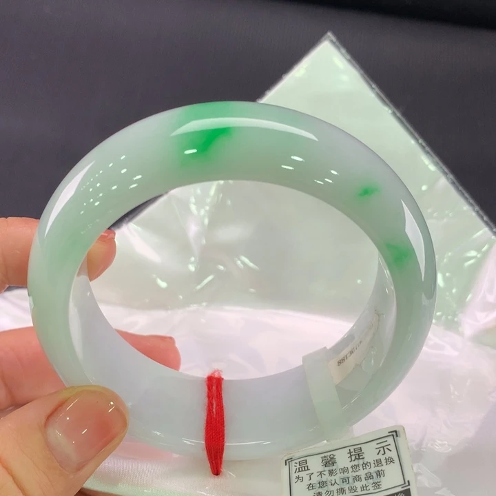 未镶嵌手镯翡翠正圈58-59，轮胎