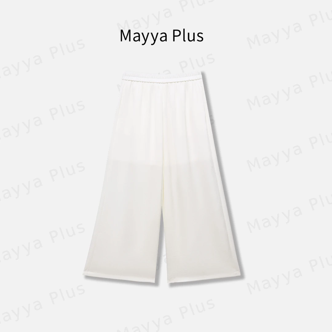 【冰冰裤】轻奢气质显瘦欧若风梭织裤32528087