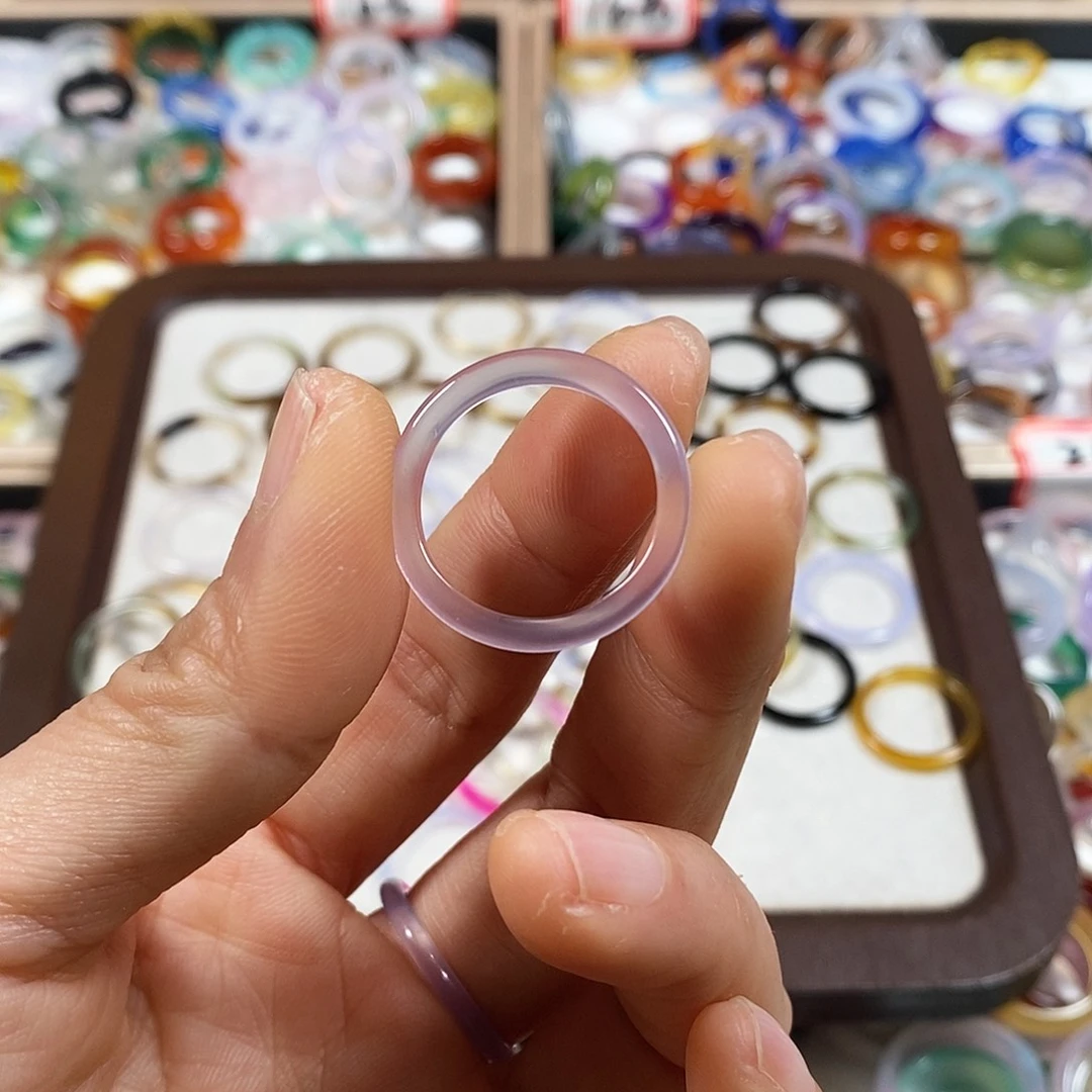 玛瑙/玉髓戒指未镶嵌?****?