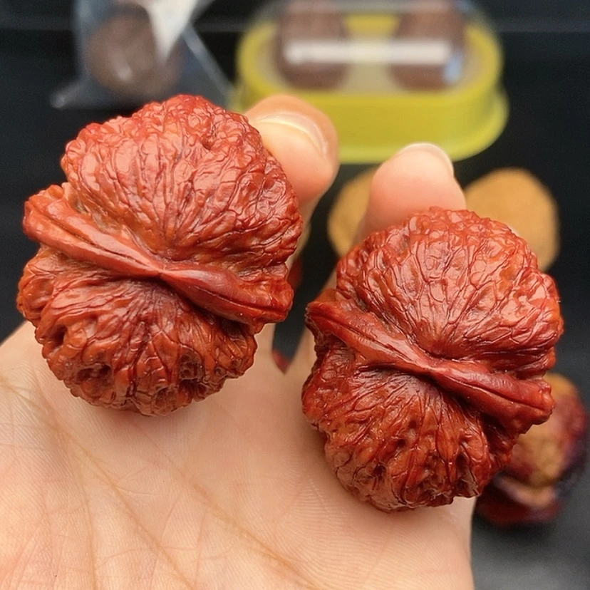 【闪购商品】把件文玩核桃40尺铁狮子头