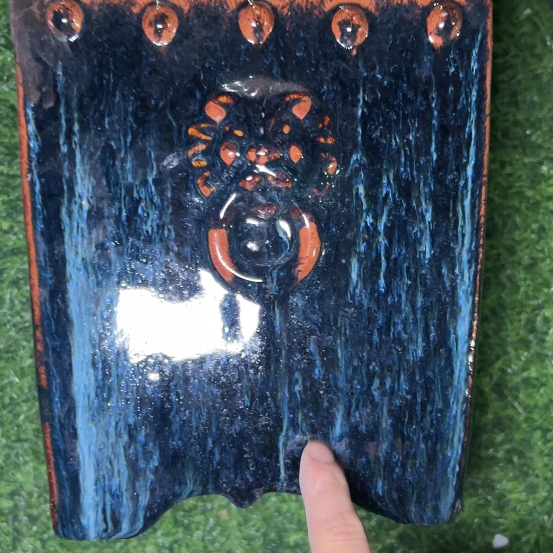 正宗岭南石湾盆放漏微瑕