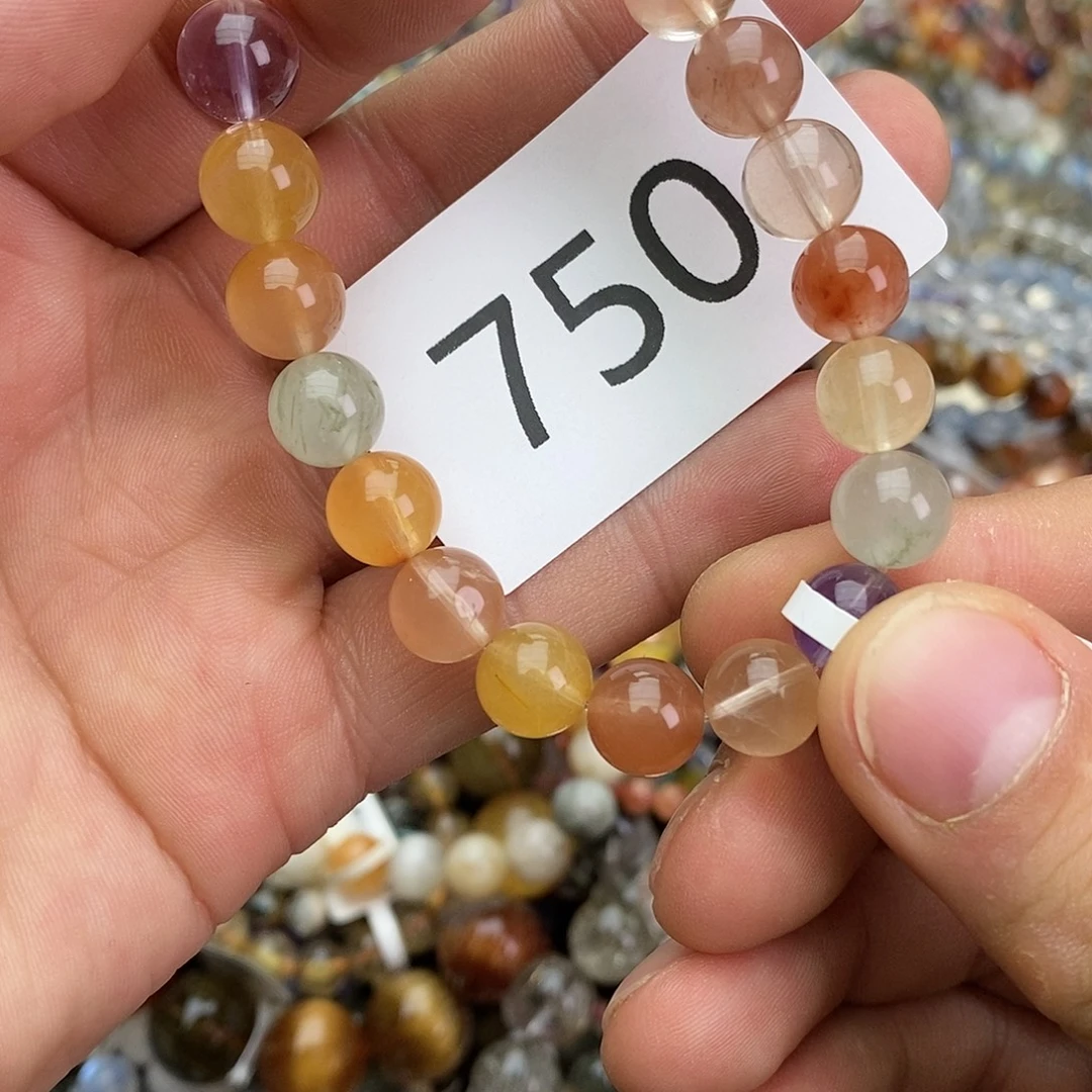 未镶嵌水晶手链手链