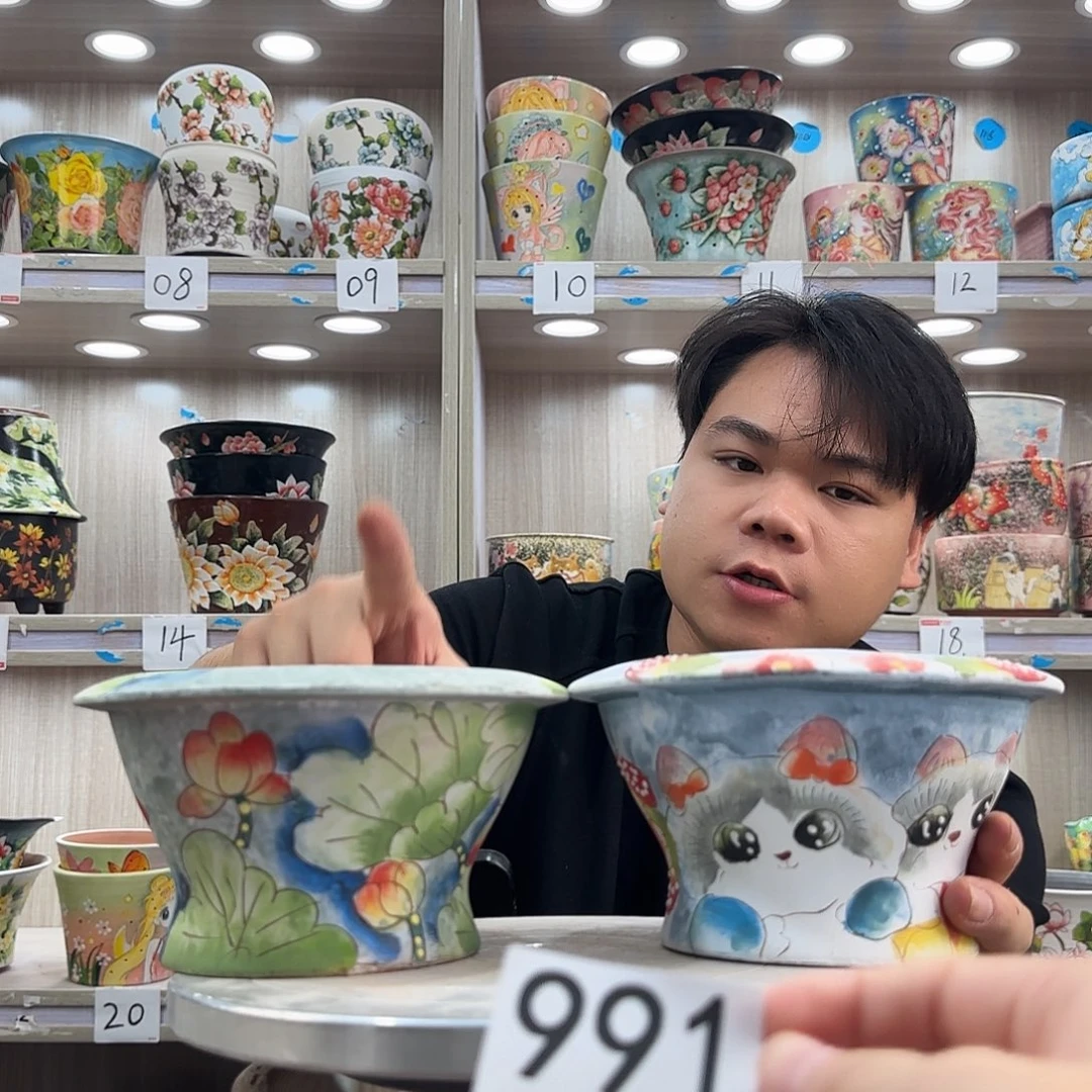 紫砂花盆瑕疵瑕疵991