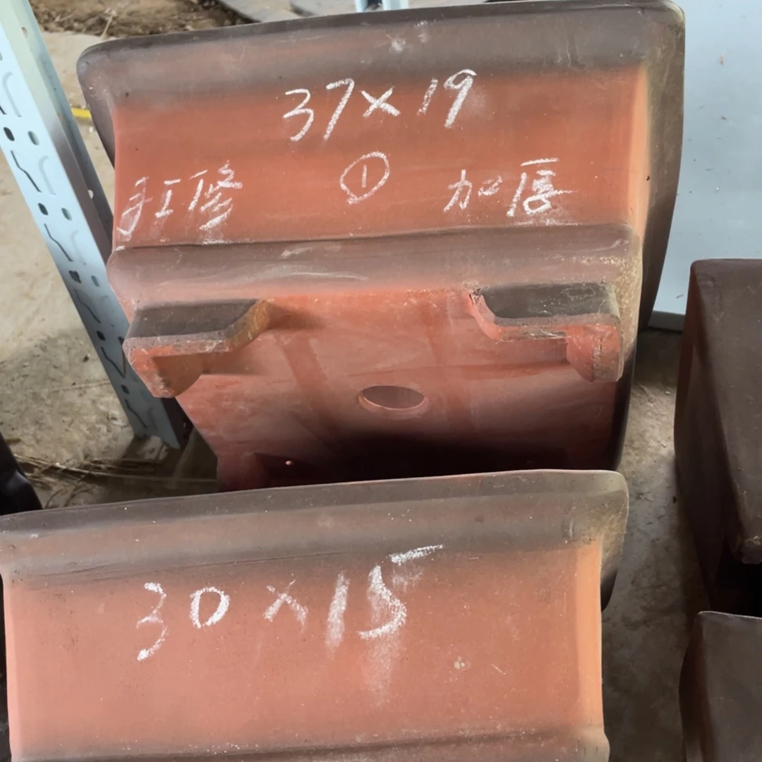 方形紫砂盆做旧款两只