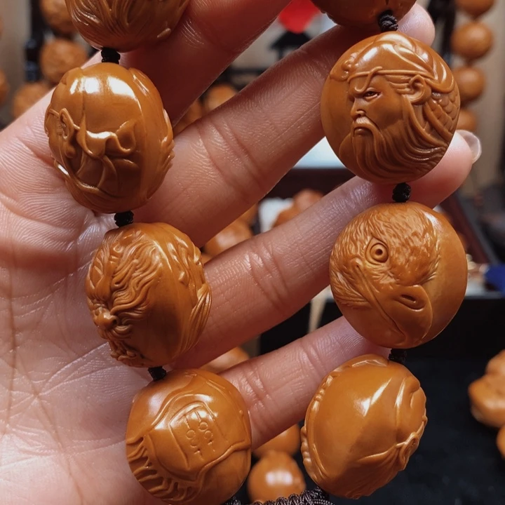 橄榄核手串/手链将军令2,3微反油