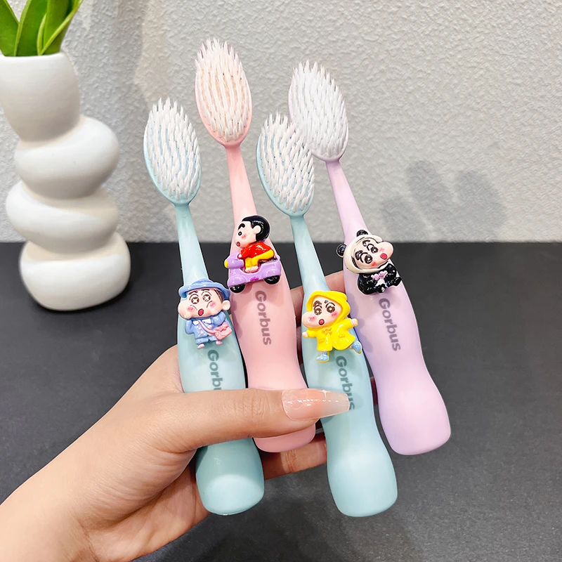 大头牙刷家用软毛成人专用蜡笔小新可爱卡通宽头牙刷清洁口腔护理