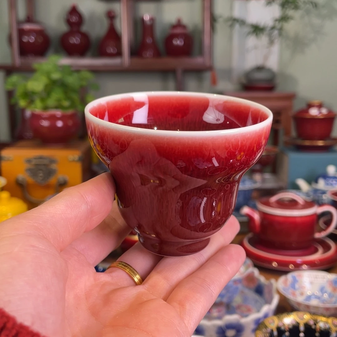 清欢雅玩原矿郎红福利福禄杯