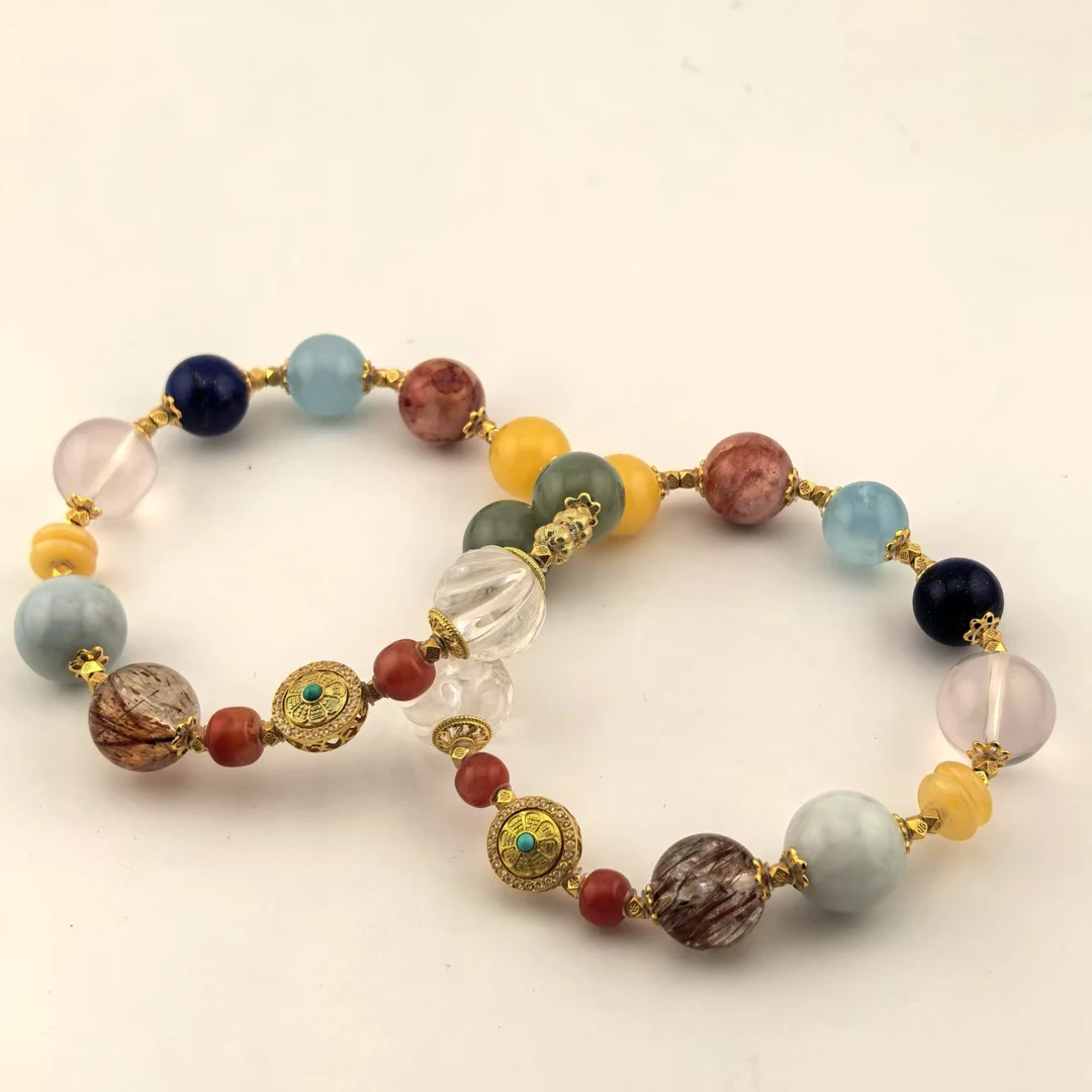 【慕诚】F子多宝阵手串  S369  多样性发其一