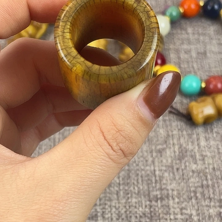 大果紫檀（缅甸花梨）扳指