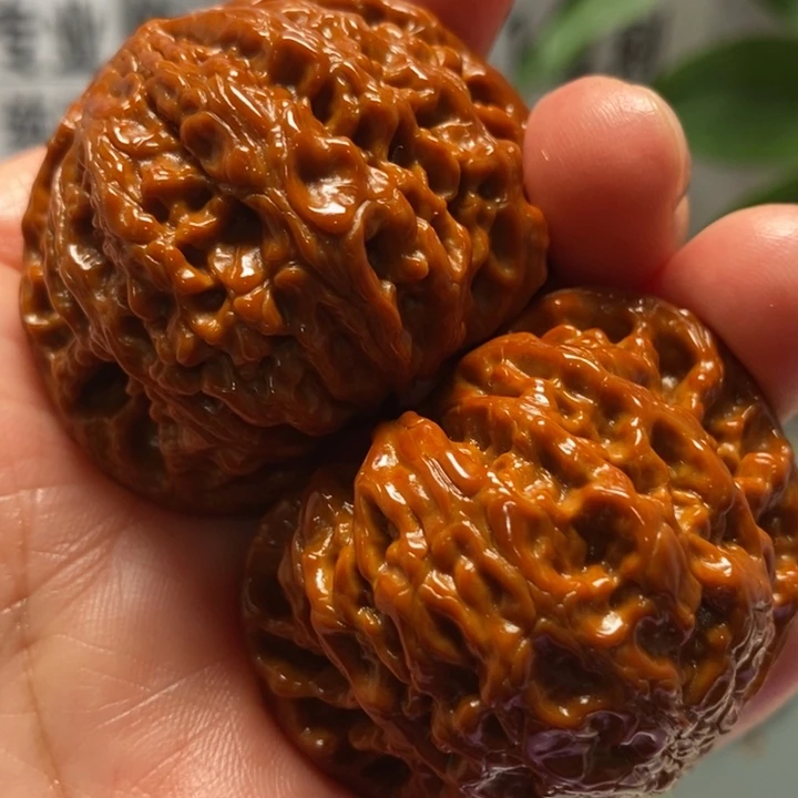 把件文玩核桃47尺虎头王
