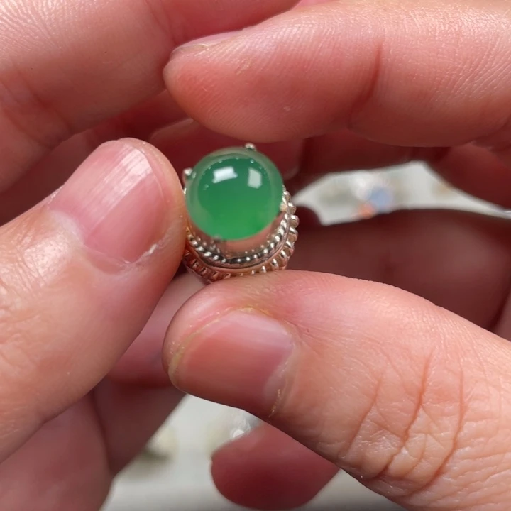 翡翠未镶嵌戒指缅甸天然翡翠