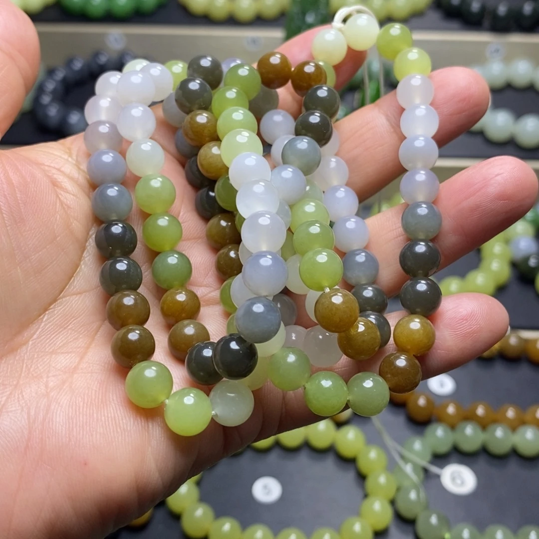 和田玉未镶嵌手串