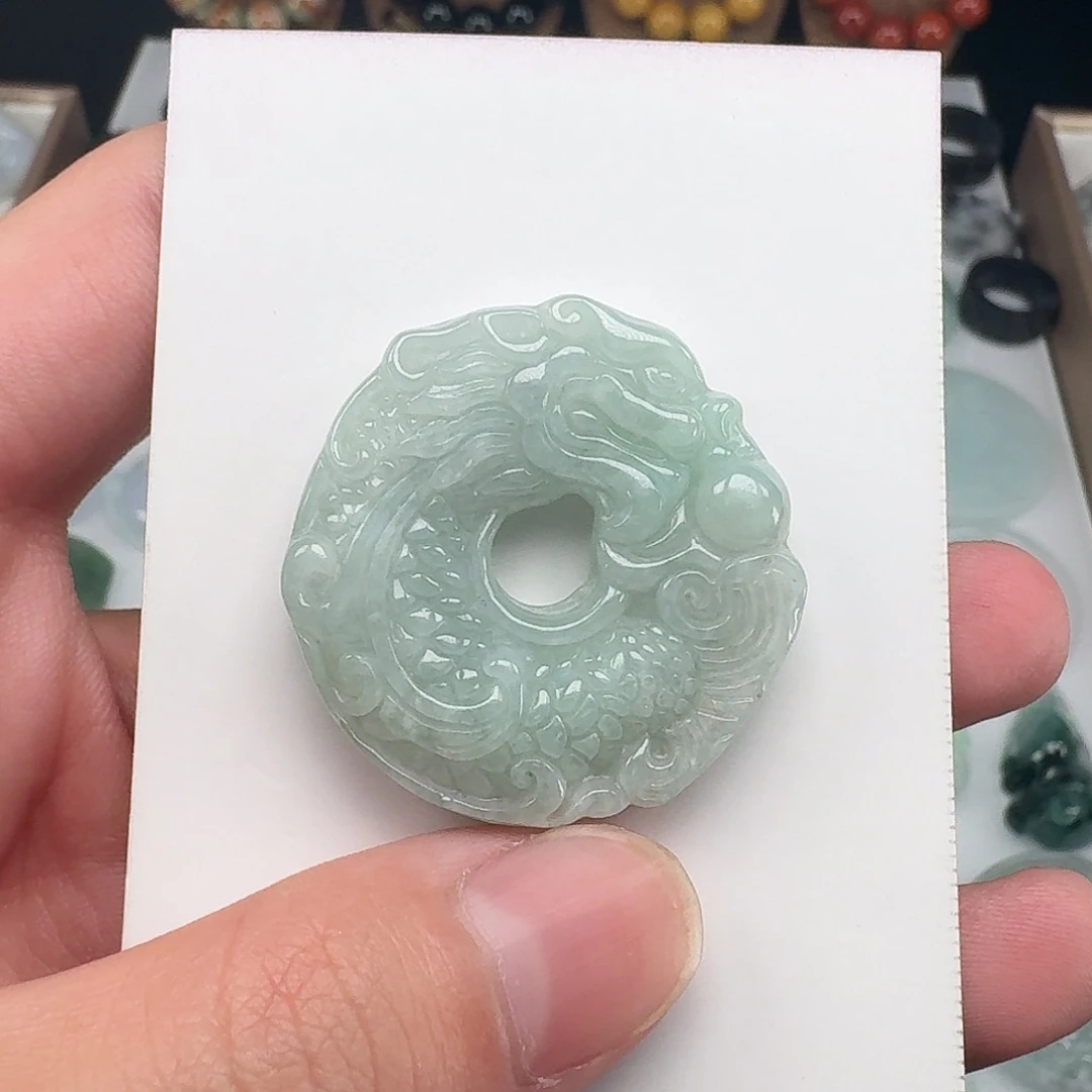 翡翠未镶嵌颈饰天然翡翠
