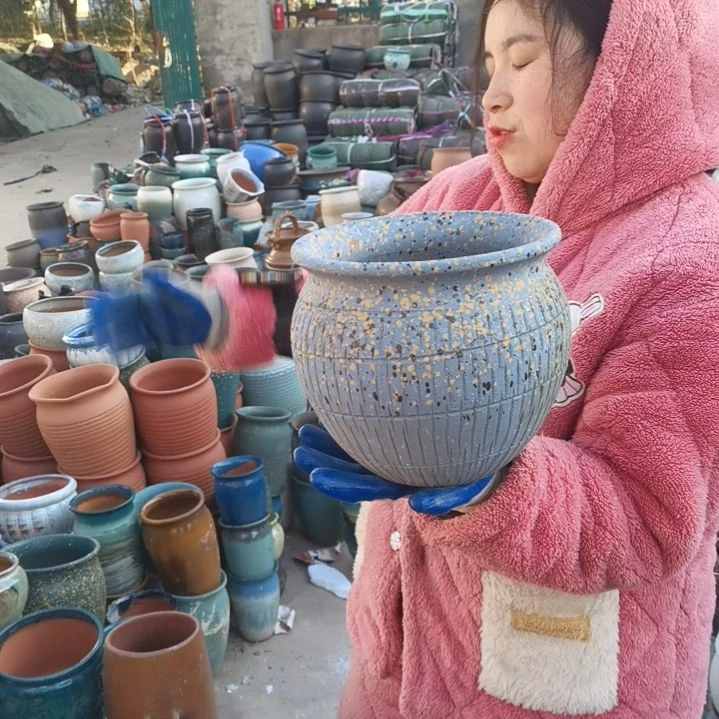 红陶口20高20瑕疵